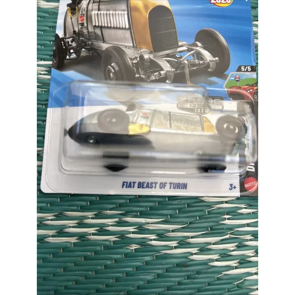 2026 Hot Wheels 1985 Honda CR-X + Fiat Beast Of Turin ZAMAC Models Lot of 2 Hunt